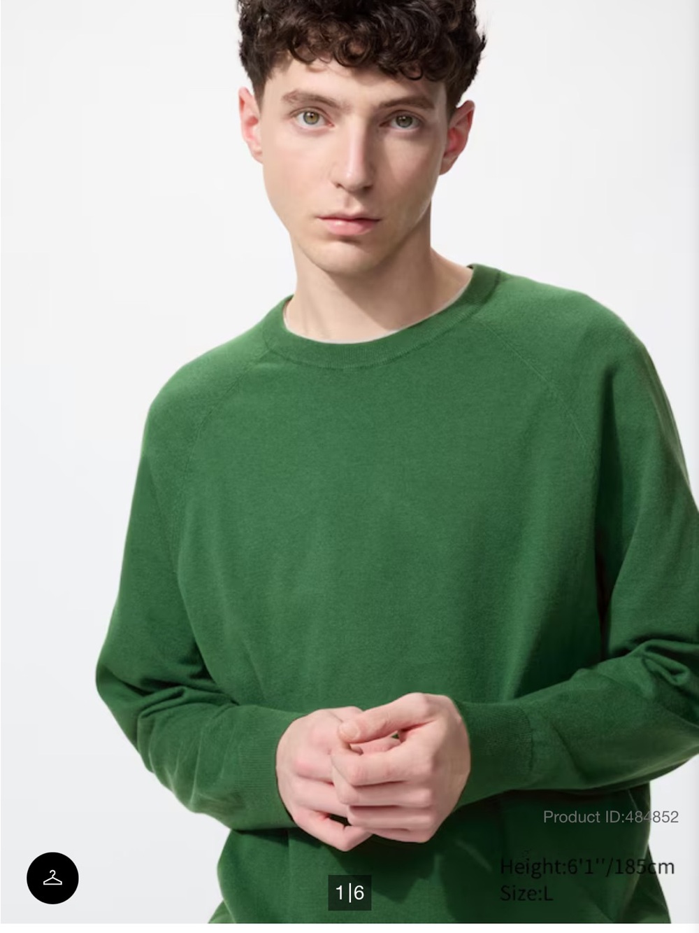 Uniqlo Washable Cotton Blend Sweater(Unisex)